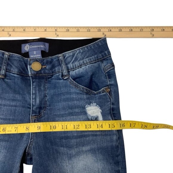 Democracy Ab Solution Slim Boot Mid Rise Jeans Womens Size 2 - Picture 8 of 10